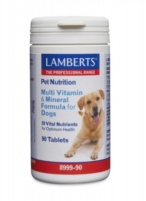 Lamberts Pet Nutrition Multi Vitamin & Mineral Formula for Dogs 90 tabs